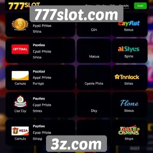 Métodos de pagamento disponíveis em 777slot.com